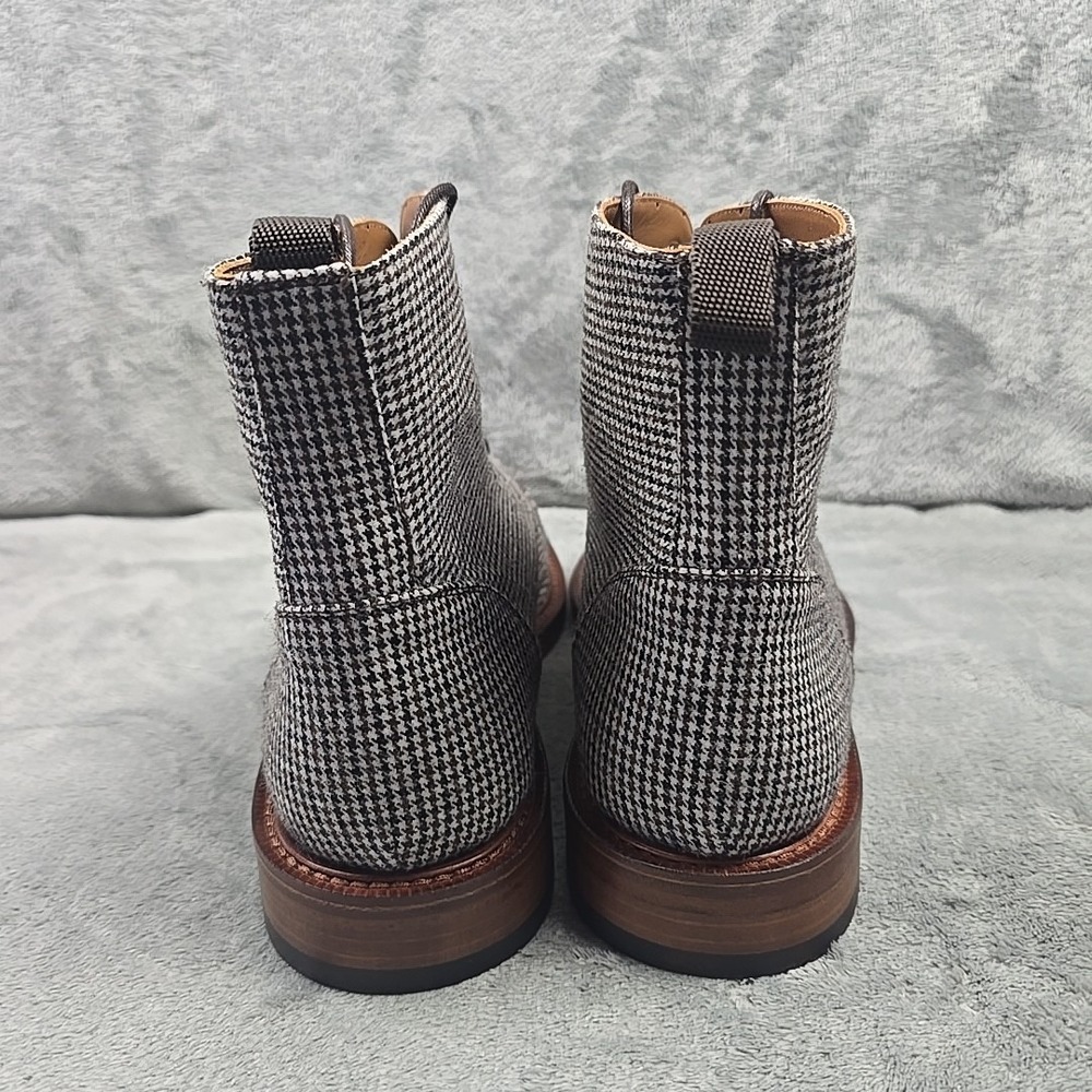 Men's Houndstooth Lace-Up Boots - Picture 3 of 9